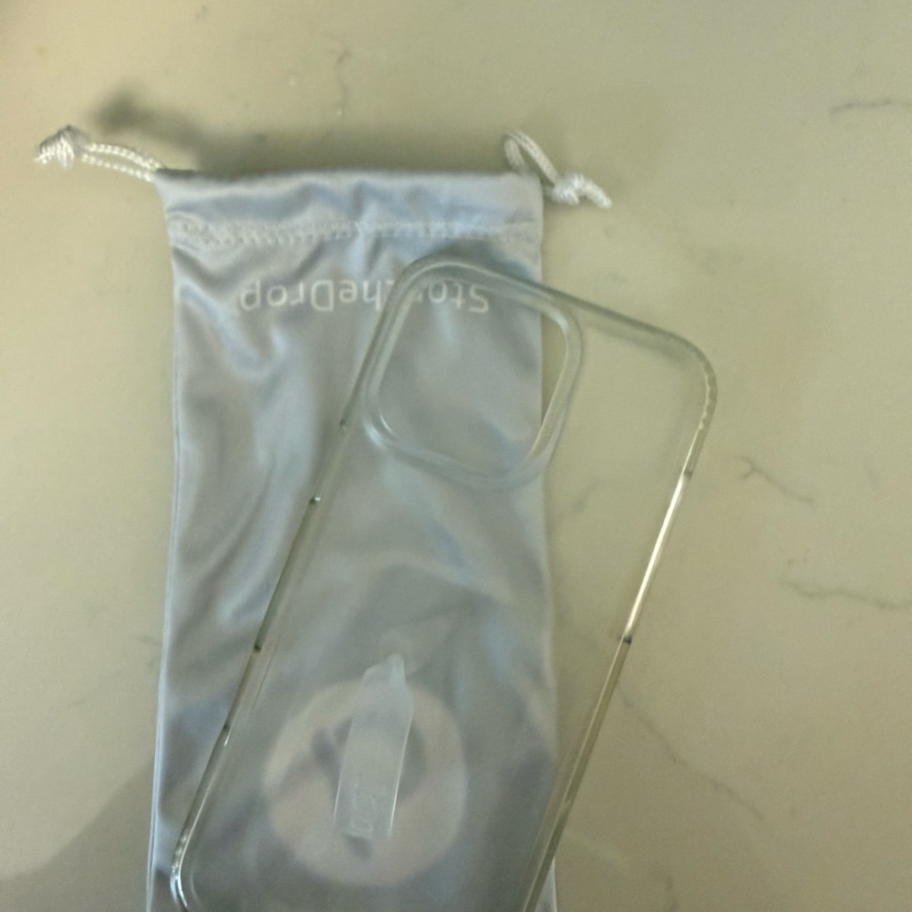 Loopy Case Transparent Phone Cover with White Pouch